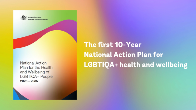 LGBTIQA+ health and wellbeing action plan